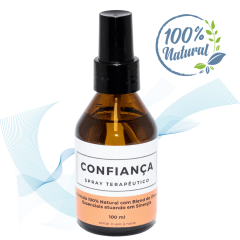 'CONFIANÇA - Sinergia de Óleos Essenciais (Spray Terapêutico Aromaterapia) 100 ml - Bendita Natureza