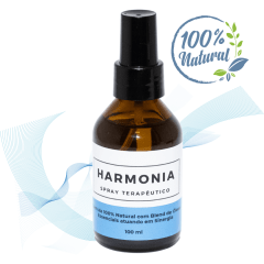 'HARMONIA' - Sinergia de Óleos Essenciais (Spray Terapêutico Aromaterapia) 100 ml