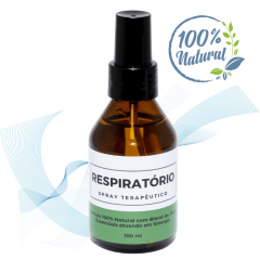 'RESPIRATÓRIO' - Sinergia de Óleos Essenciais (Spray Terapêutico Aromaterapia) 100 ml